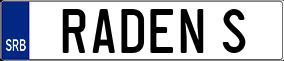 Truck License Plate